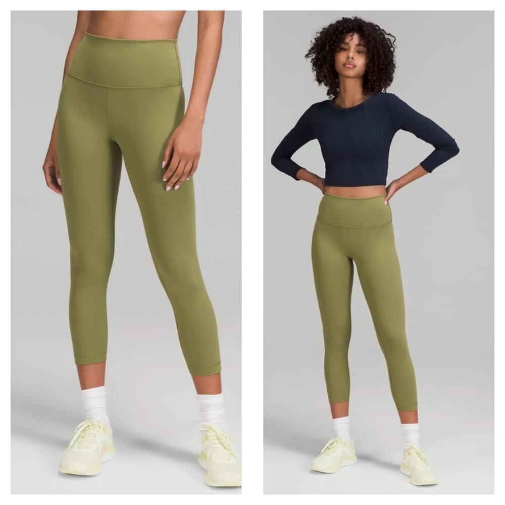 Lululemon Wunder Train High-Rise Crop 23"
Bronze Green Size 6